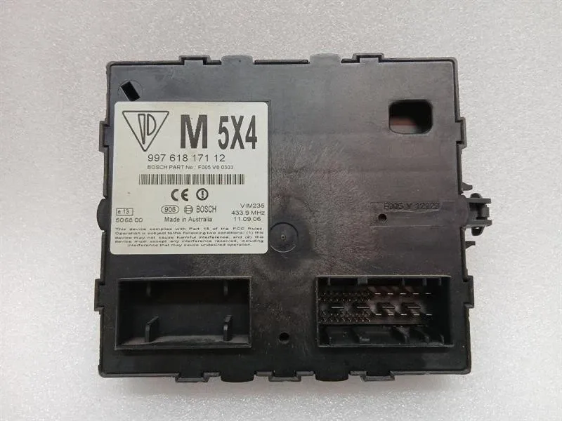 Porsche Boxster 987 electronic module 99761817112 control unit comfort