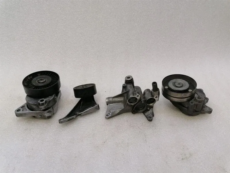 Mercedes SL R230 Belt Tensioner A1132000170 Pulley Holder Bracket A1132370140 Set