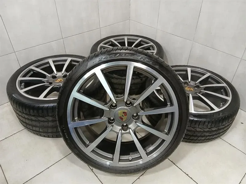 Porsche 911 991 Alloy Wheel Set 99136216631 20 Carrera Classic II Rims Set 4S