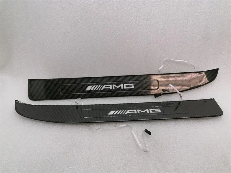 Mercedes GT C190 GT CARBON LED ILLUMINATED Door Sill A1906800035 Door Sill Trim