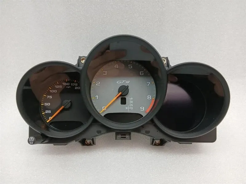 Porsche Cayman 718 GT4 Instrument Cluster 982920955F Speedometer PDK MPH UK SPEC