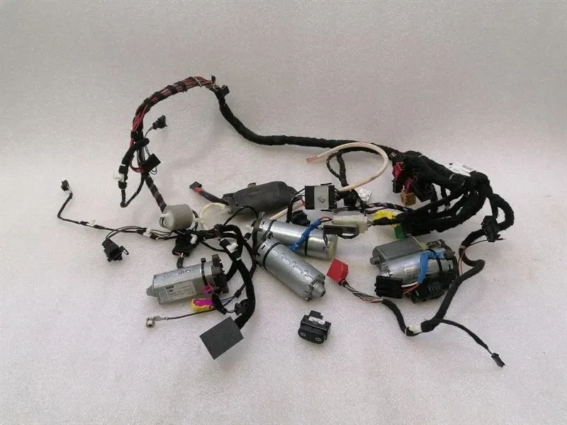 Bentley Continental GT W12 Right Seat Wiring w/ Motors 3W8971080K Wiring Harness RHD