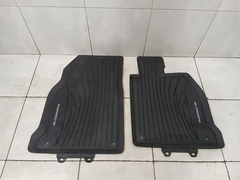 Porsche 911 992 Floor Mat Set Rubber OEM RIGHT HAND DRIVE RHD