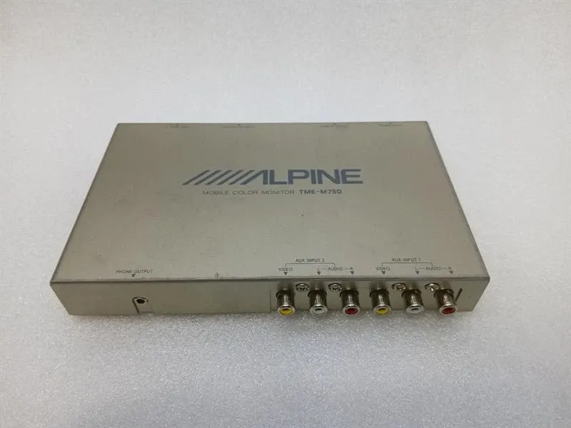 Bentley Arnage T electronic module Alpine TME-M750 control unit amplifier
