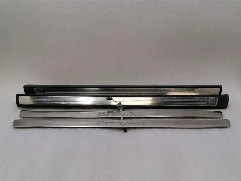 Mercedes CL W217 door sill set A2176800535 LED door entry sill defect 2176800035