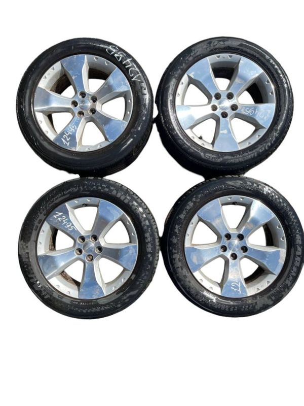 7JX17 ET48 D56.1 5/100 Rim set With Tyres 4 pcs SUBARU FORESTER (SH) (2008-2013)