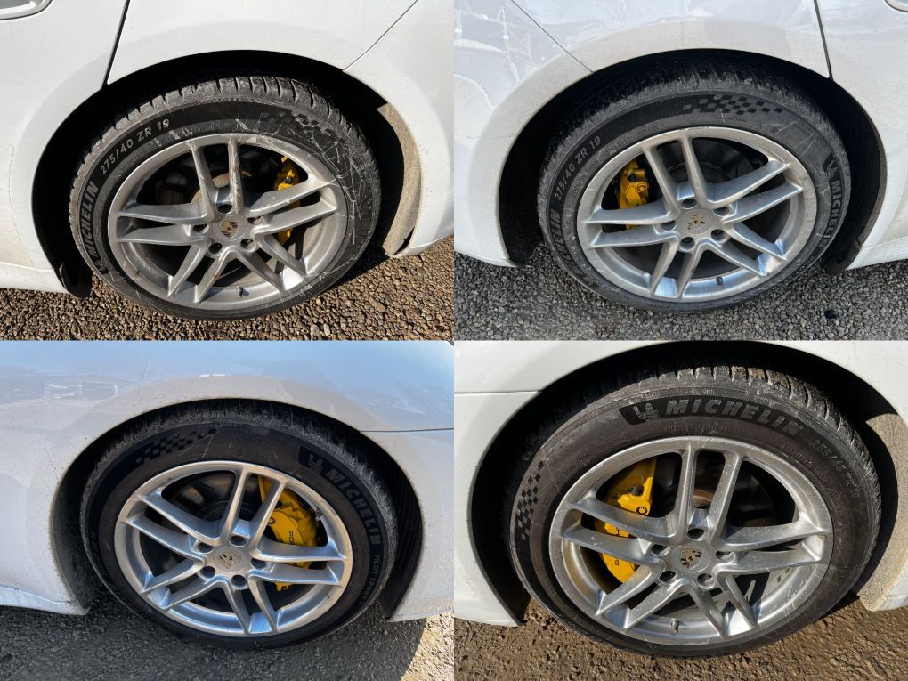 97036215806 Rim set With Tyres 4 pcs PORSCHE PANAMERA I (970) (2009-2016)
