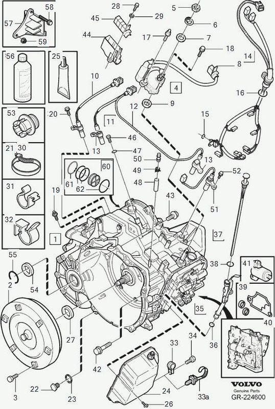 AW5550SN AW5551SN Gearbox VOLVO S80 I (TS, XY) (1998-2006)