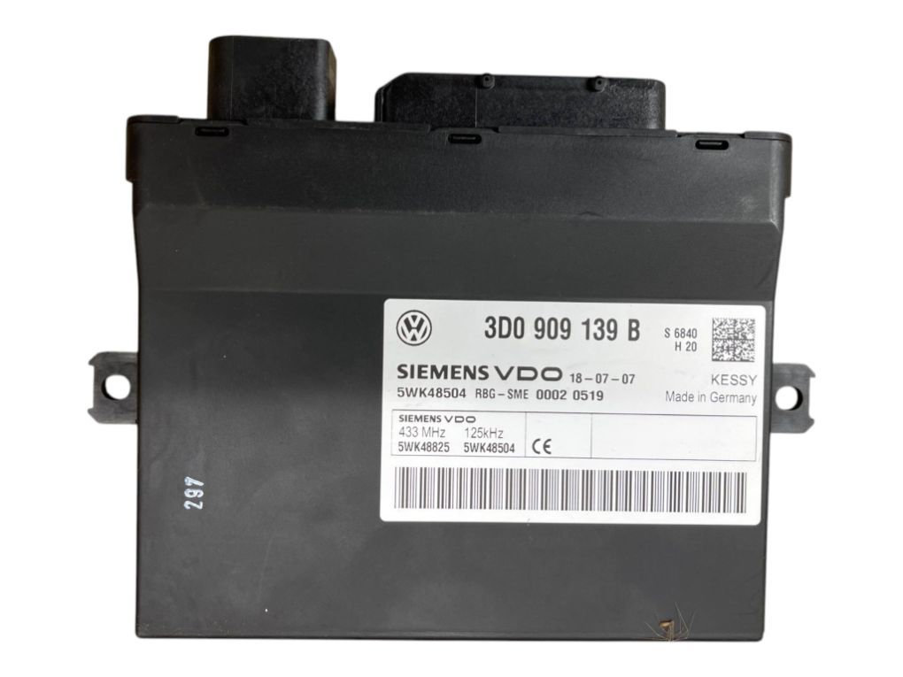 3D0909139B KEYLESS GO control unit VW TOUAREG I (7L) (2002-2010)