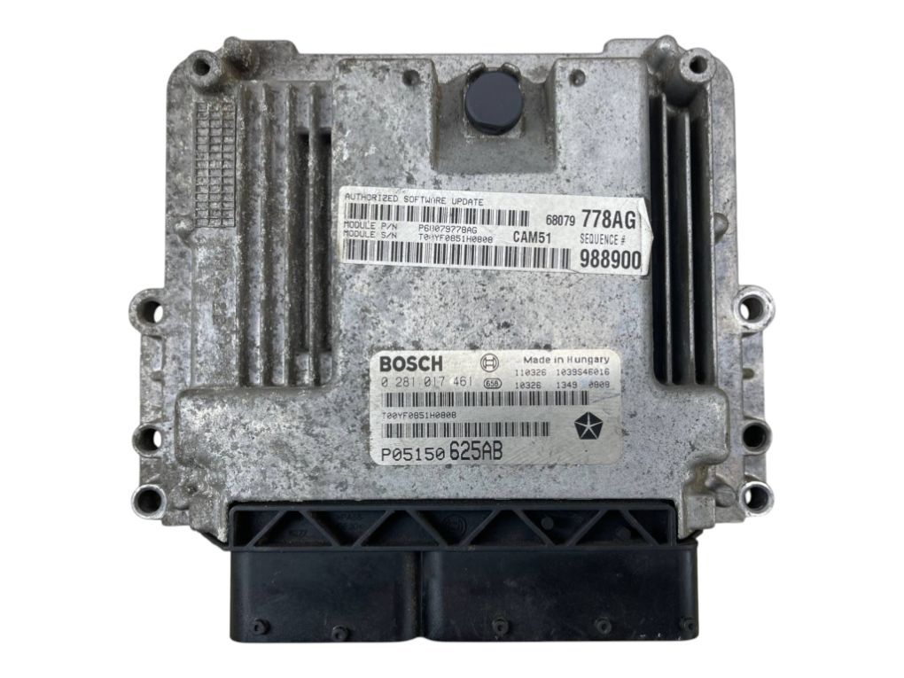 P05150625AB 0281017461 Engine Control Unit / module (ECU) JEEP GRAND CHEROKEE IV (WK, WK2) (2010-2021)