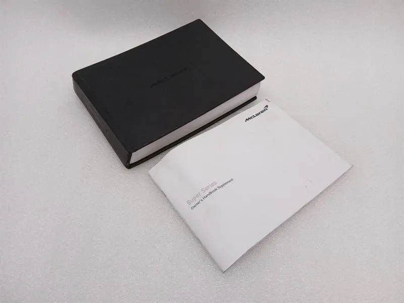 McLaren 720S Coupe Owner's Manual Vehicle Manual