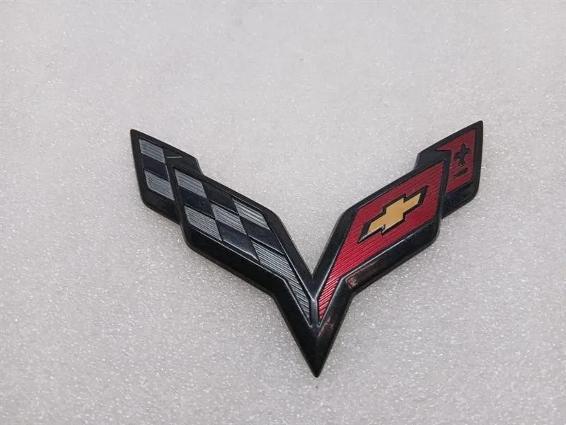 Chevrolet Corvette C7 Flag Emblem Badge 23168615 Logo Badge