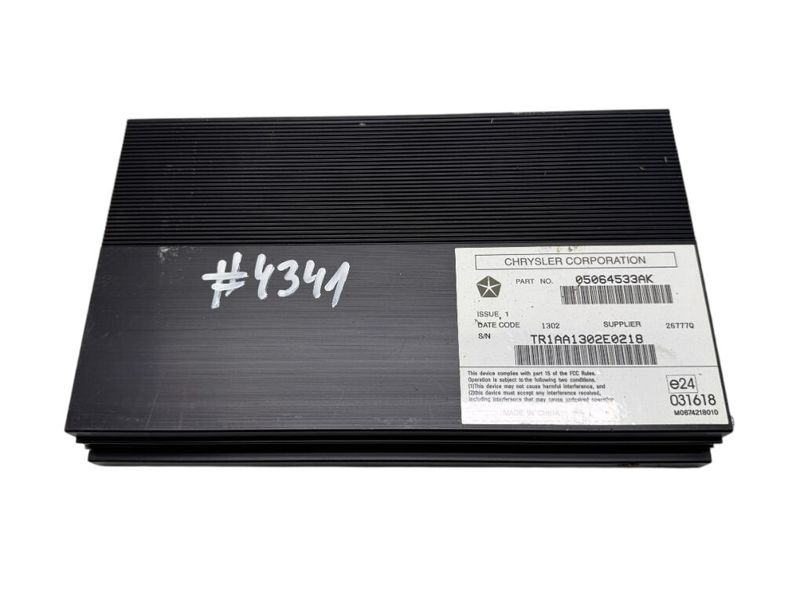 05064533AK Audio amplifier JEEP GRAND CHEROKEE IV (WK, WK2) (2010-2021)