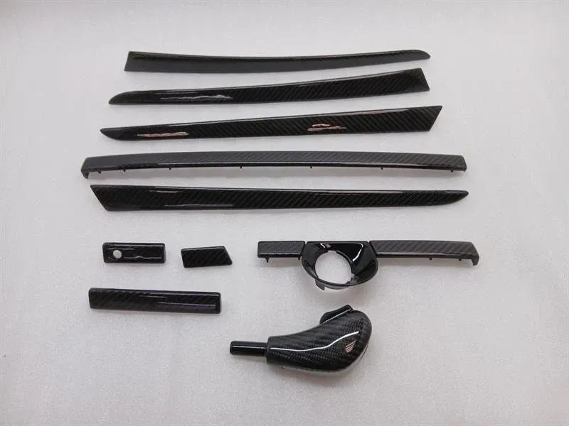 PORSCHE 9PA CAYENNE GTS TURBO 2002-2007 CARBON BAR COVER VENEER SET KIT