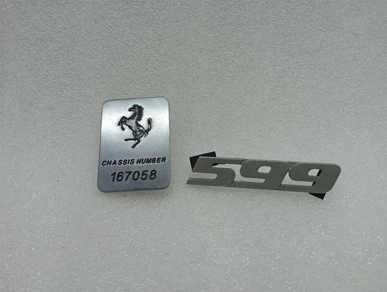 Ferrari 599 GTB F141 Cover 69969800 599 Logo Badge Fairing