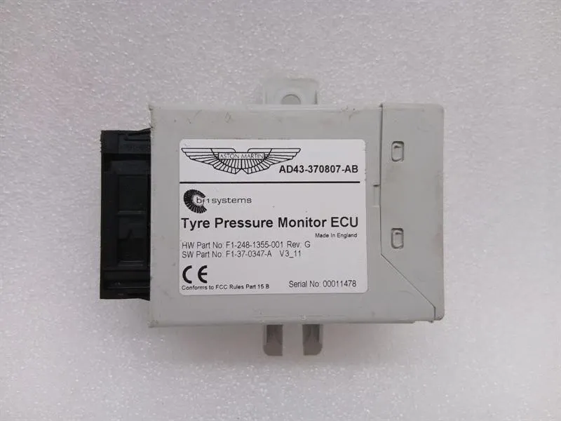 Aston Martin Vanquish AM310 Electronic module AD43-370807-AB control unit TYRE