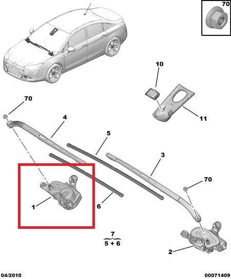 Wiper Motor Windscreen CITROËN C5 II (2008-2019)