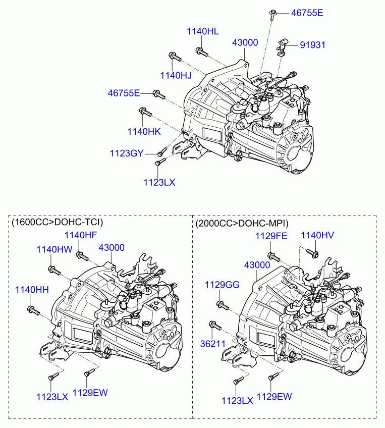 R71775 Gearbox KIA CEE'D I (ED) (2006-2012)