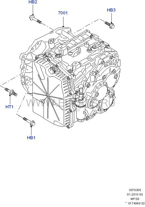 MPS6 6DCT450 Gearbox FORD FOCUS II (2004-2012)