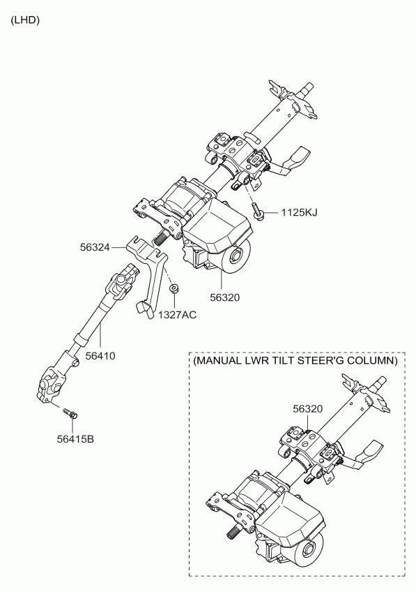 Steering Column KIA CEE'D I (ED) (2006-2012)