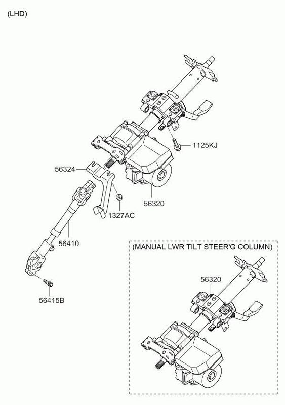 Steering Column KIA CEE'D I (ED) (2006-2012)