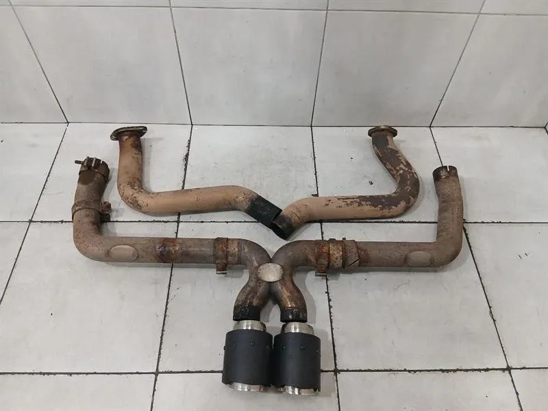 Porsche Boxster 718 exhaust silencer Fabspeed set exhaust silencer