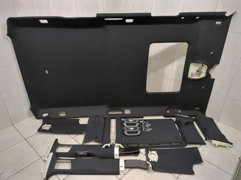 MERCEDES G-WAGEN W463 BLACK ROOF LINING A4636907702 HEADLINER SET BLACK