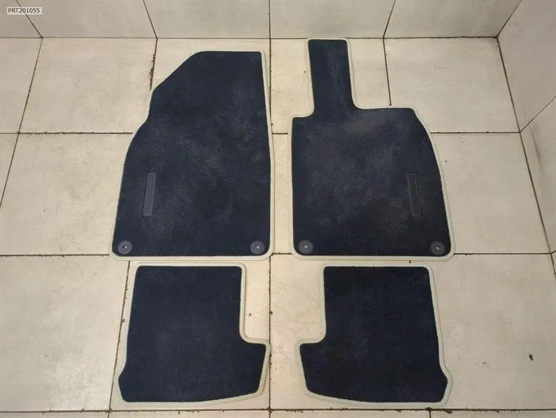 Porsche 911 991 floor mat set yachting blue right hand drive RHD leather