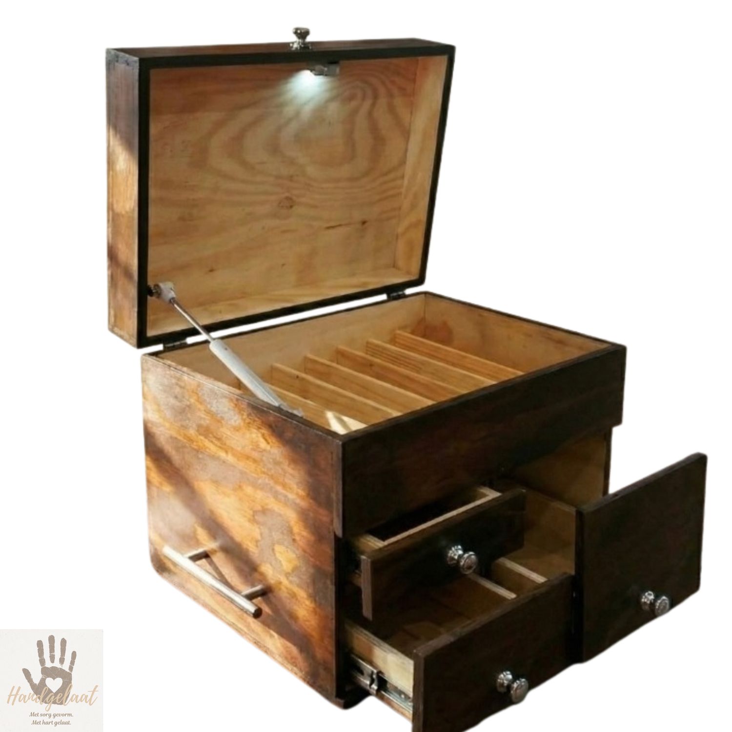 The Fisherman | Wooden Tackle Box