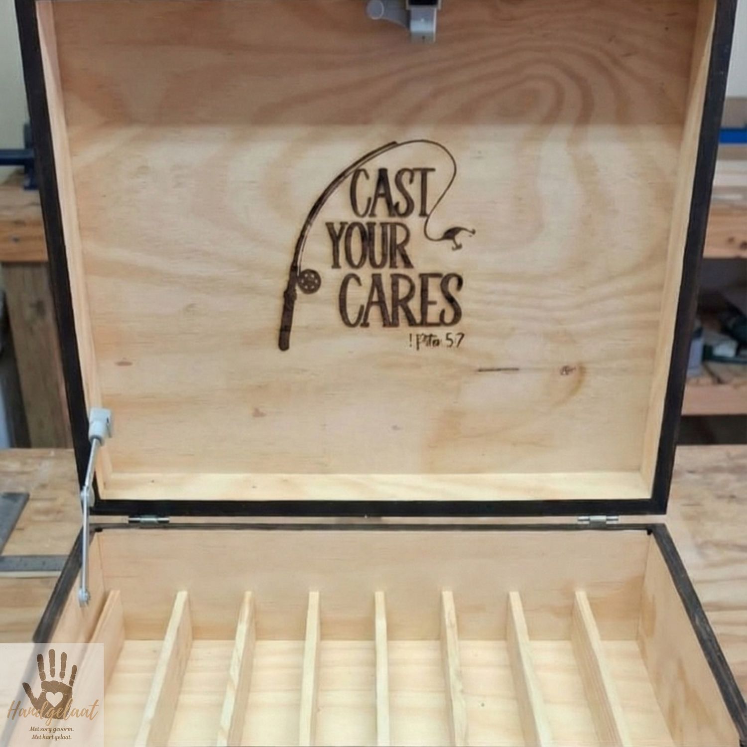 The Fisherman | Wooden Tackle Box