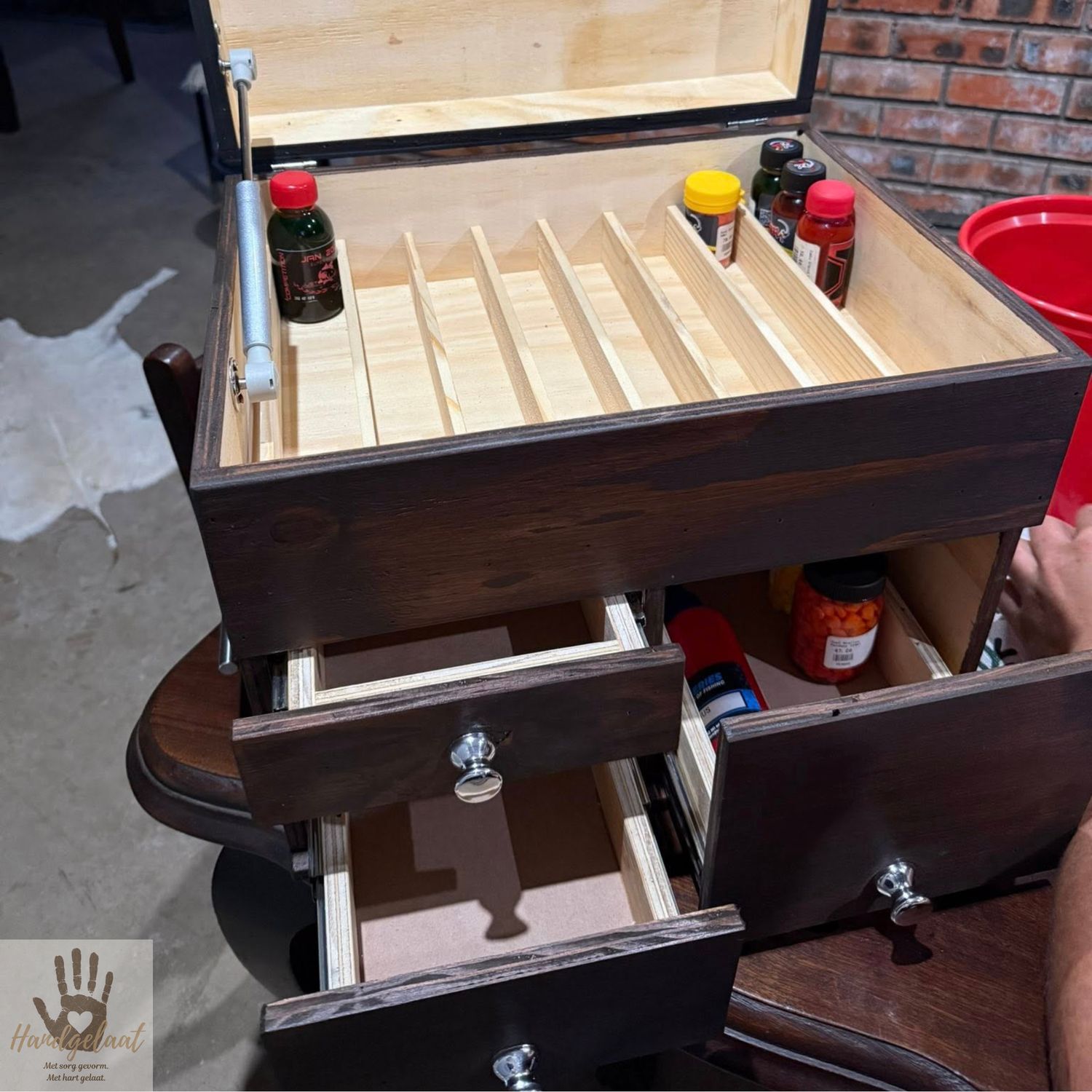The Fisherman | Wooden Tackle Box