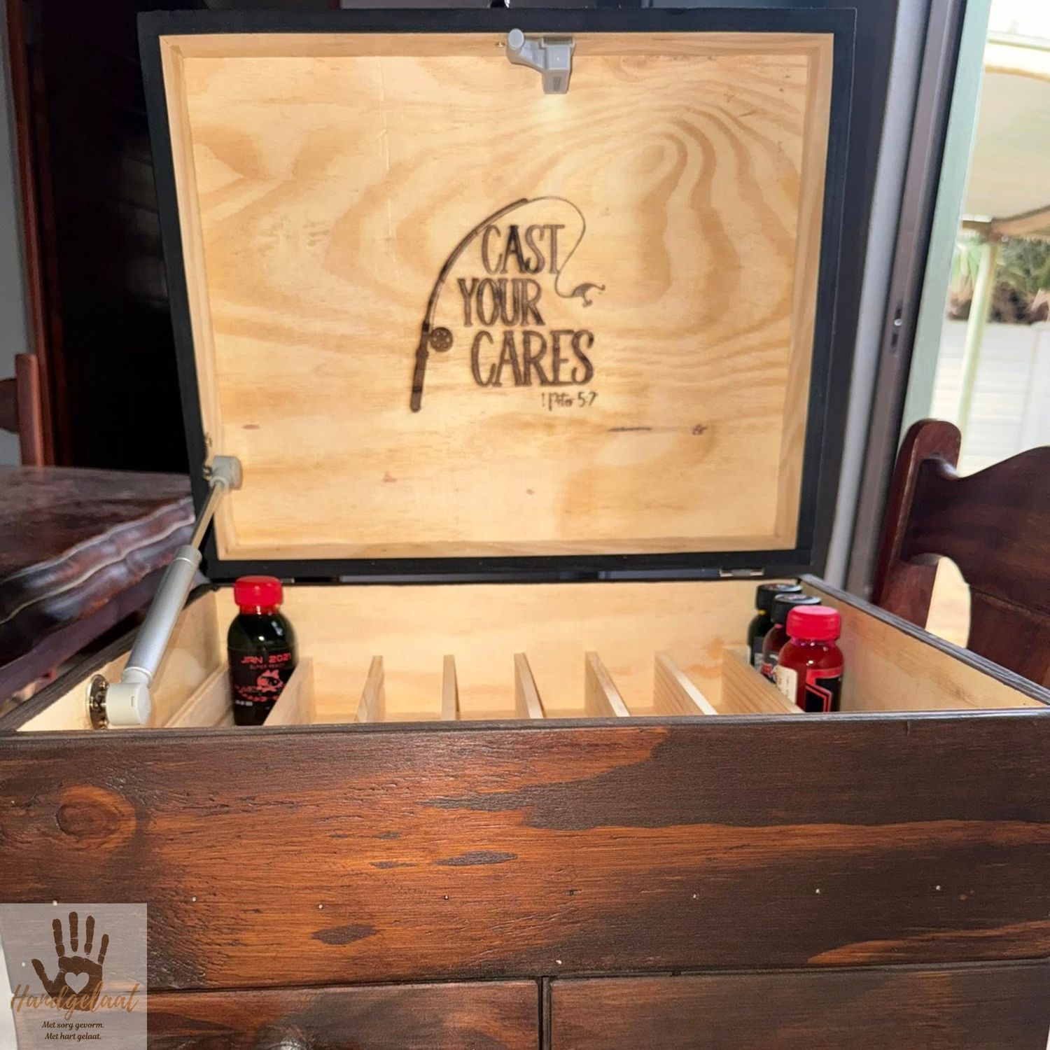The Fisherman | Wooden Tackle Box