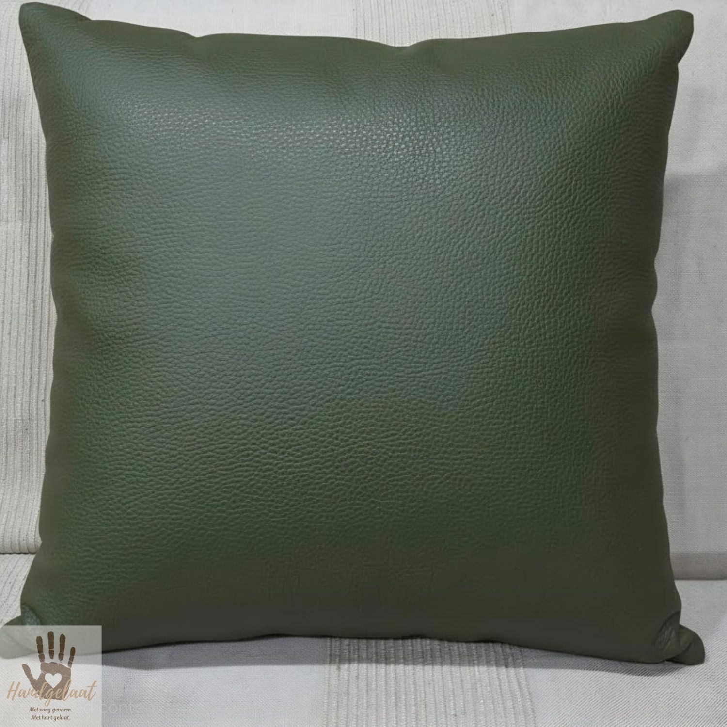 The Protea | Leather &amp; Velvet Scatter Cushion Cover