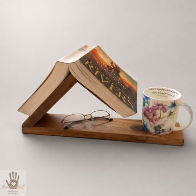 The Reading Nook | Wooden Book Stand &amp; Placekeeper
