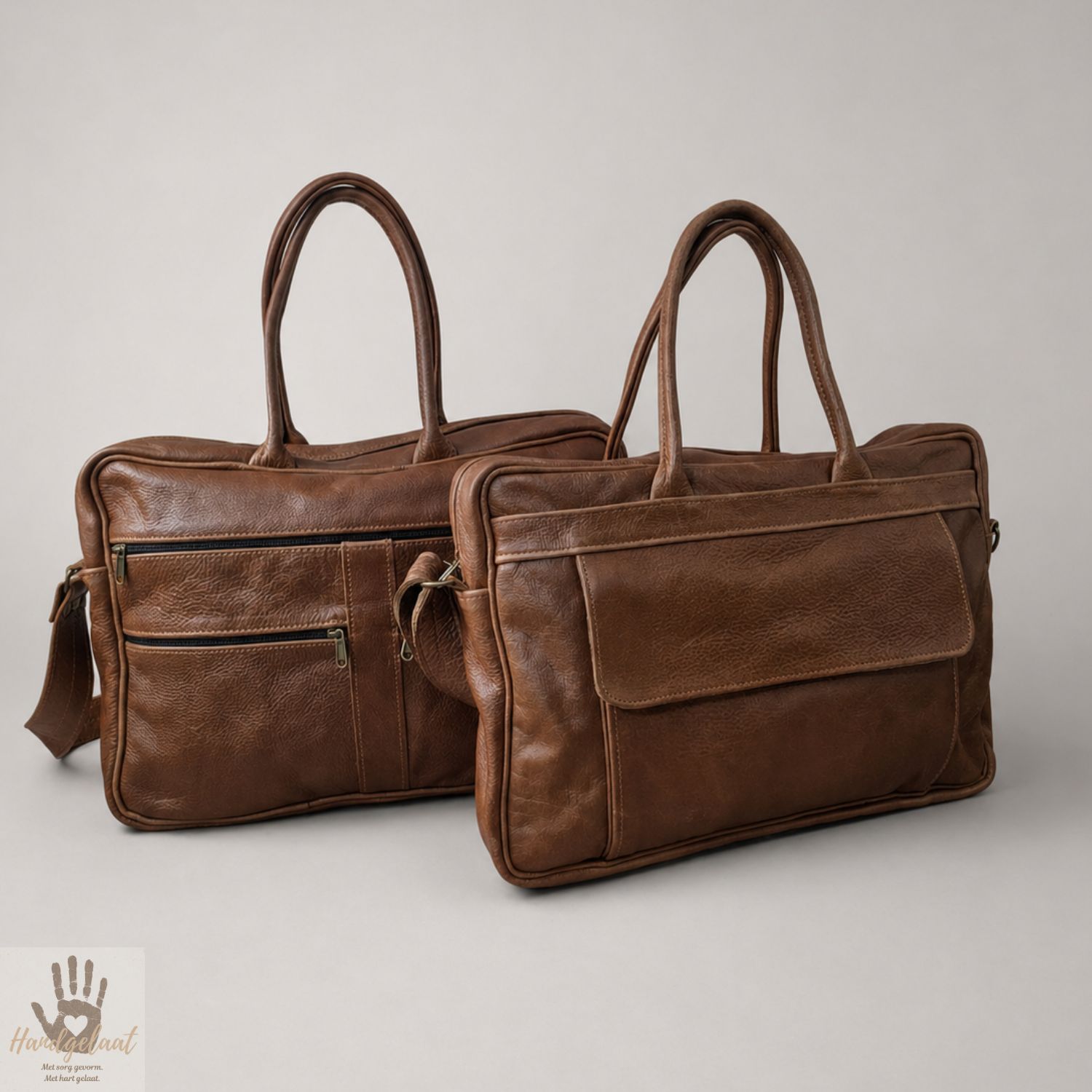 The Business Master | Slim Leather Laptop Bag