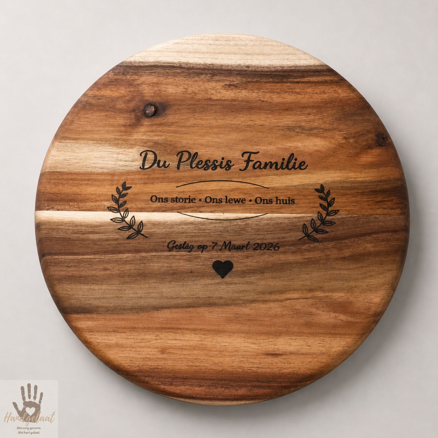 The Heart of the Table | Kiaat Lazy Susan