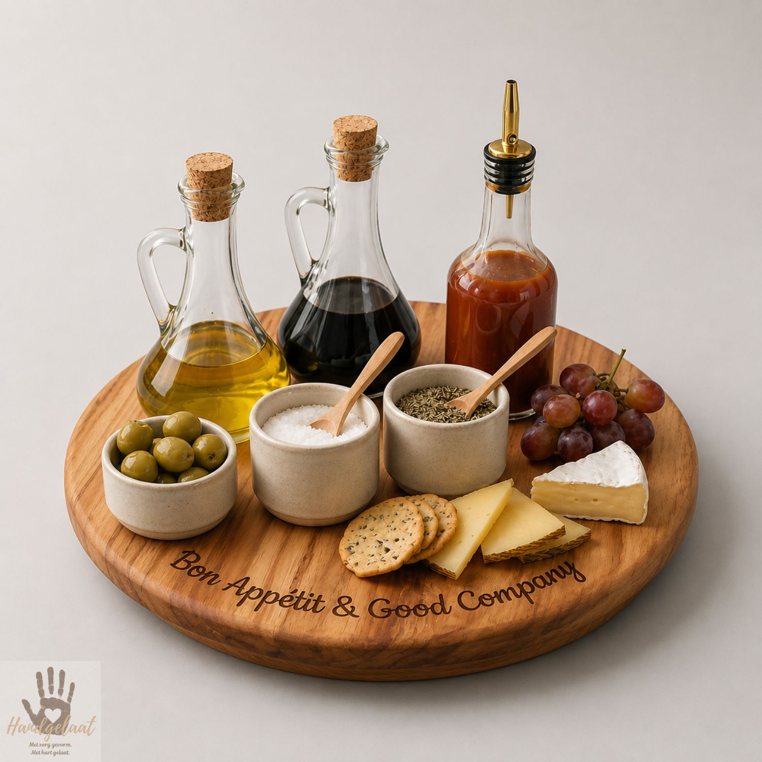 The Heart of the Table | Kiaat Lazy Susan
