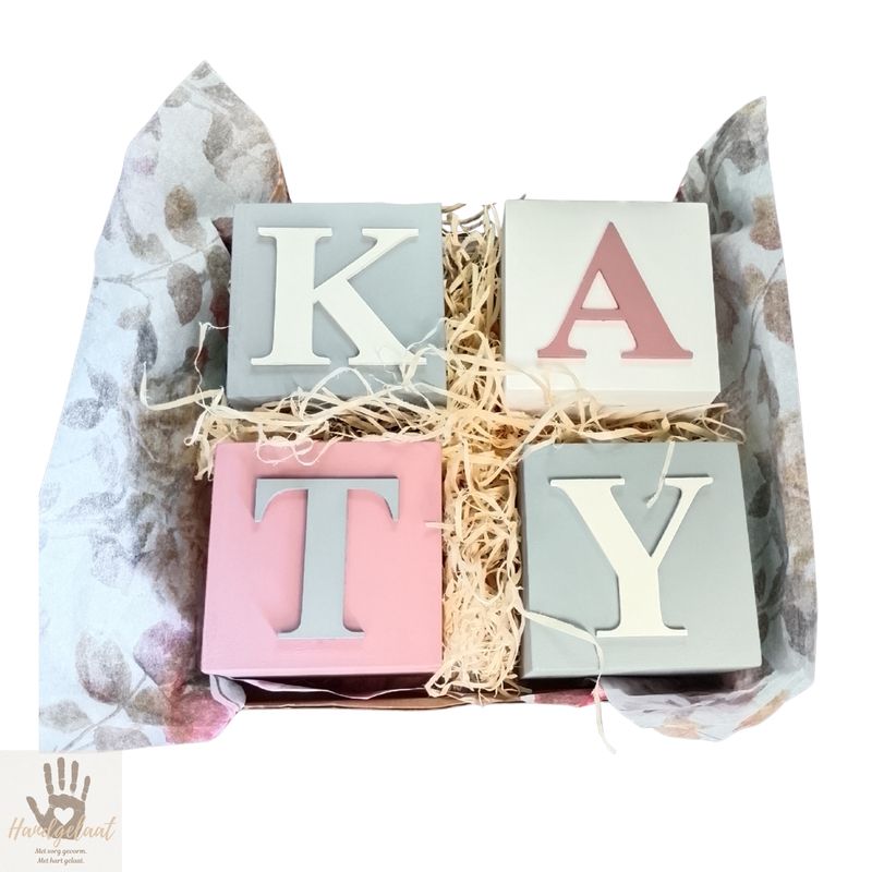 The Name Blocks Handcrafted Personalised Wooden Blocks