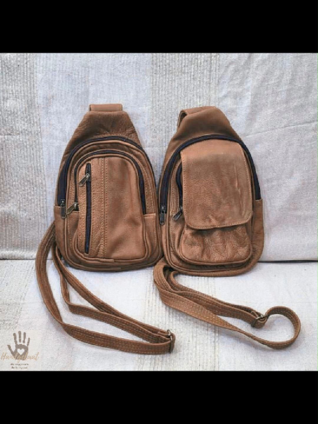 The City Walker | Unisex Leather Crossbody Sling