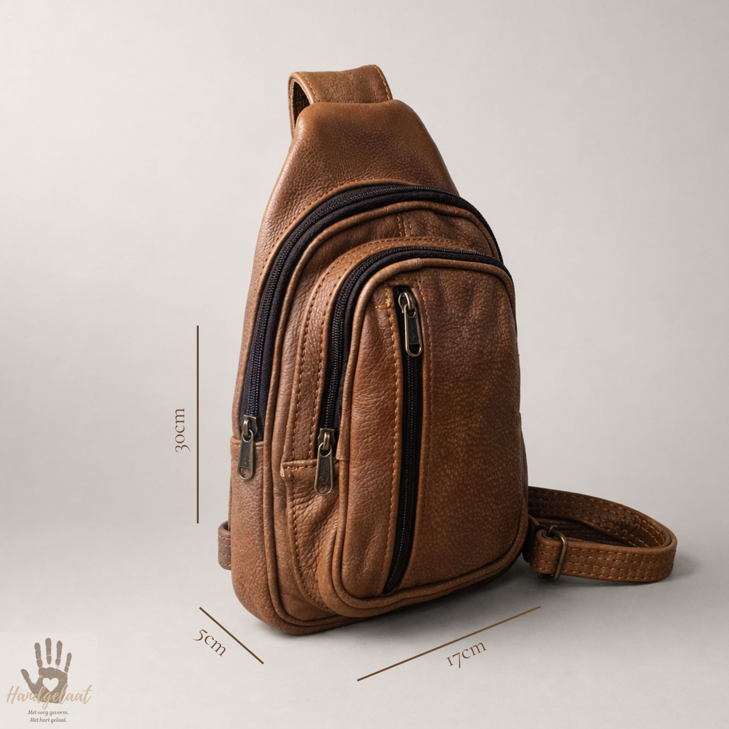 The City Walker | Unisex Leather Crossbody Sling
