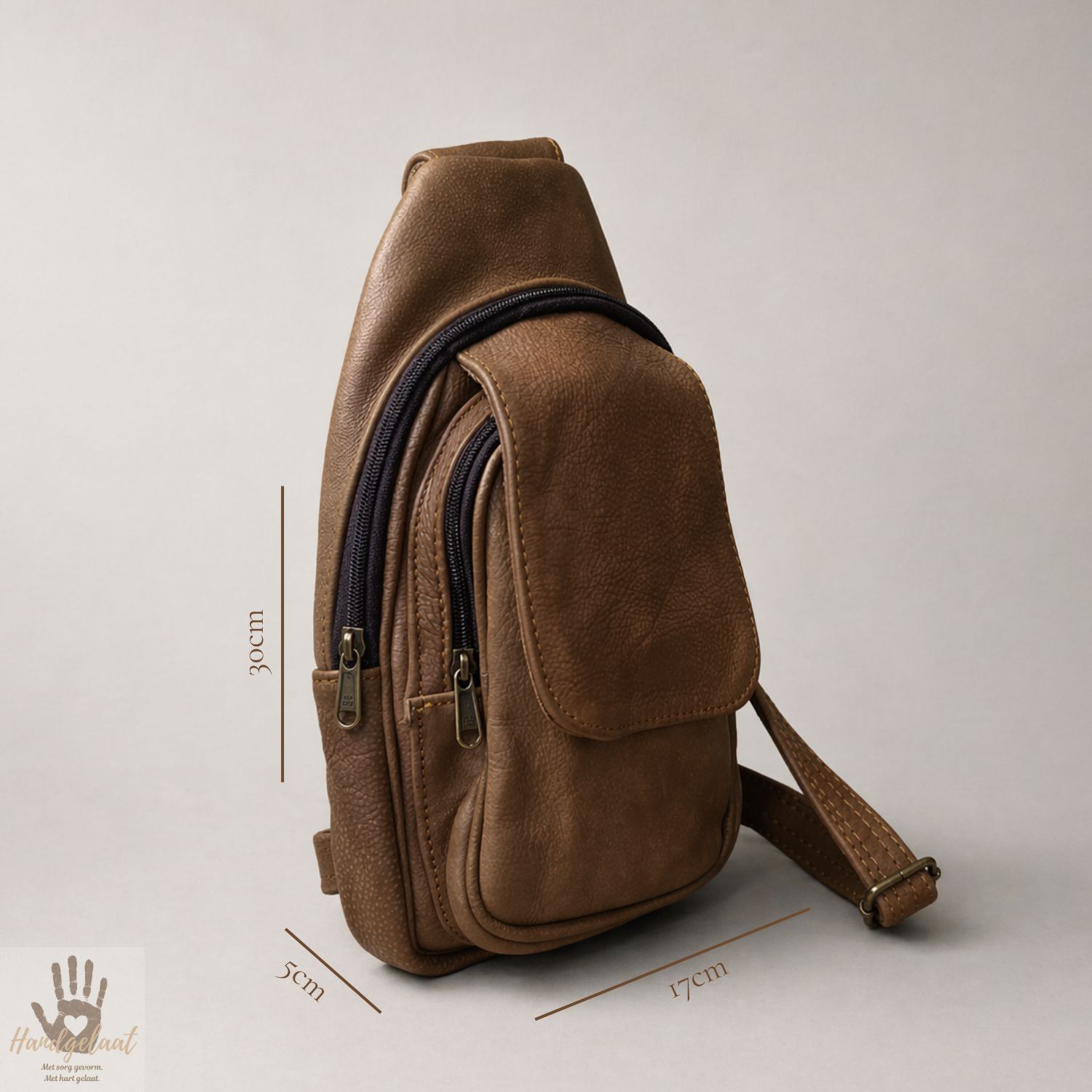 The City Walker | Unisex Leather Crossbody Sling