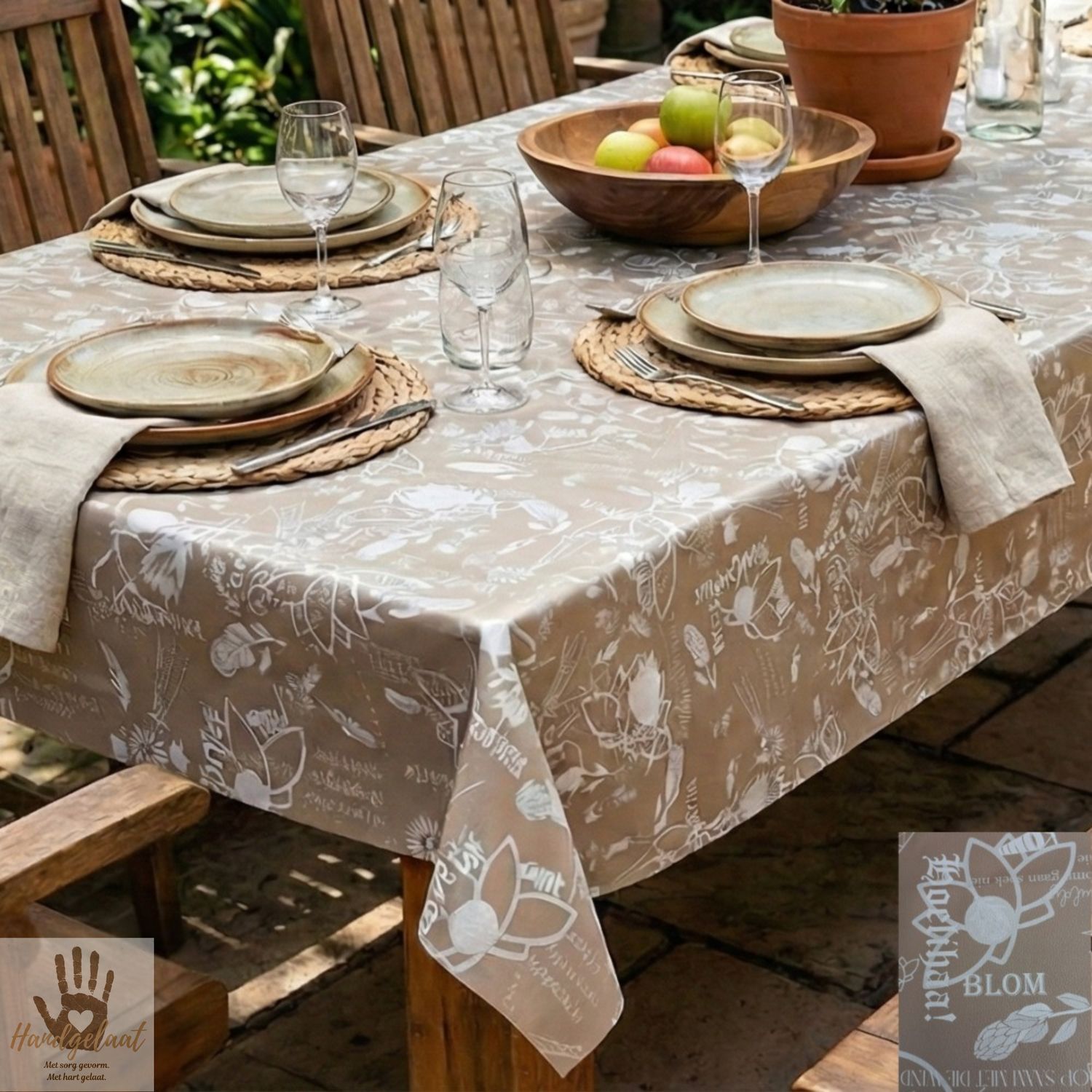 The Premium Wipe-Clean Tablecloth | Floral PVC Tablecloth