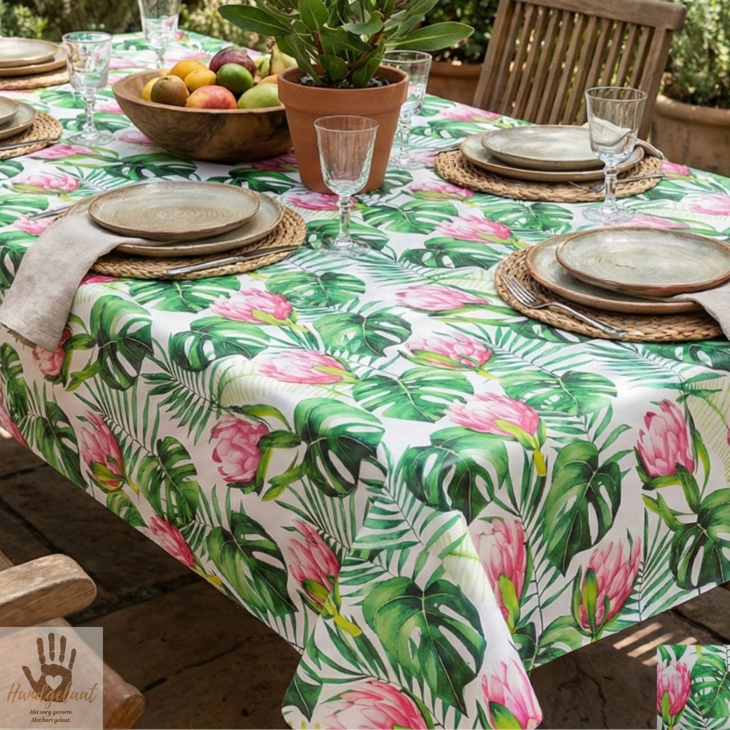 The Premium Wipe-Clean Tablecloth | Floral PVC Tablecloth