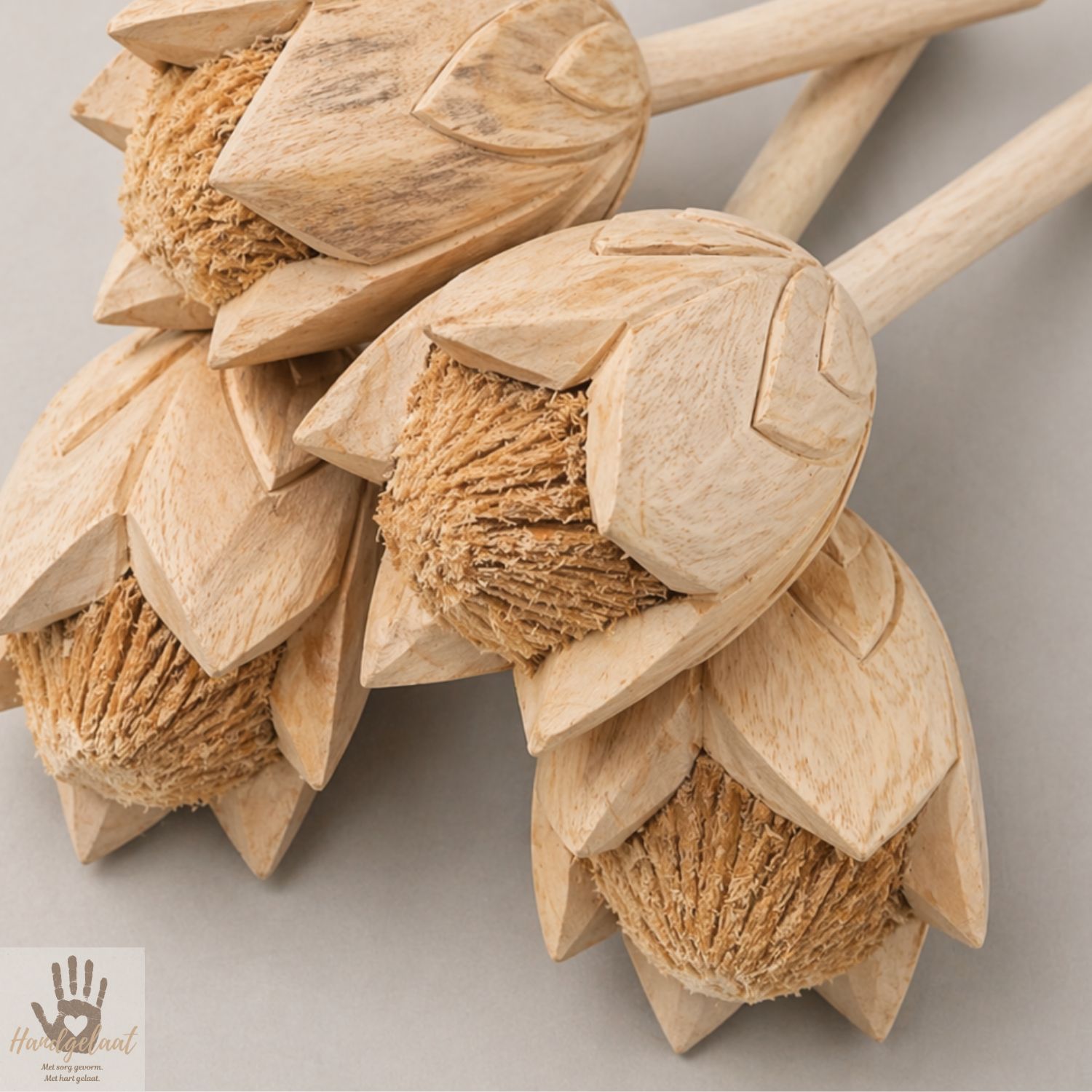 The Heritage Protea | Handmade Wooden Proteas (Set of 3)