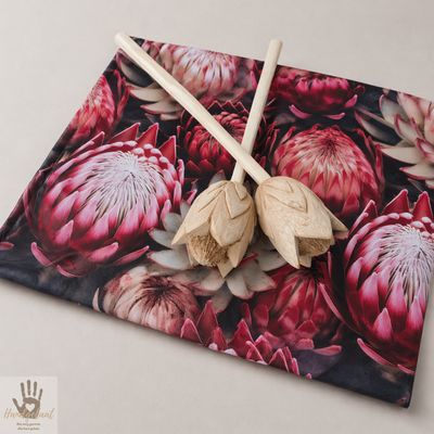 The Heritage Protea | Handmade Wooden Proteas (Set of 3)