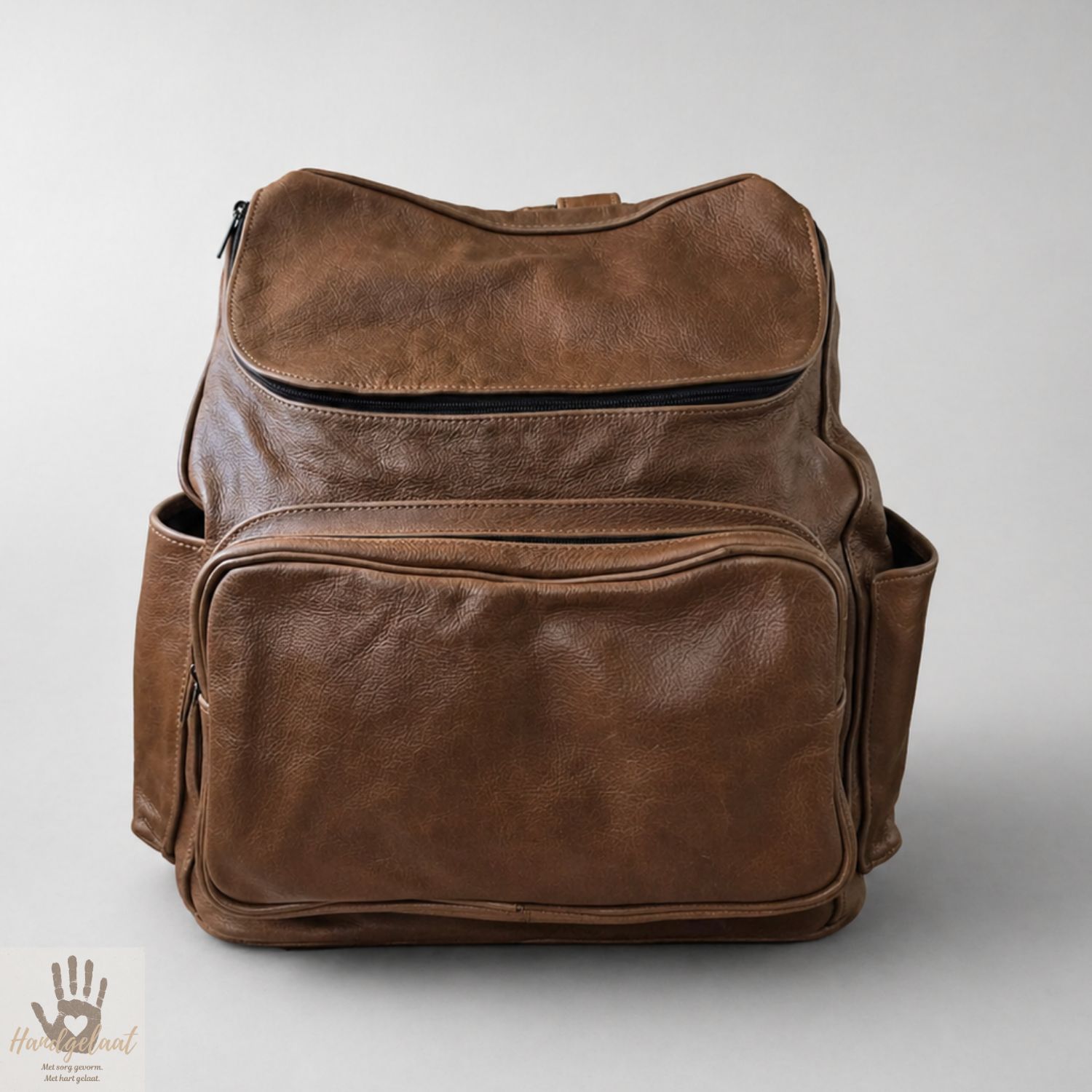 The Cherish | Leather Nappy Bag Backpack