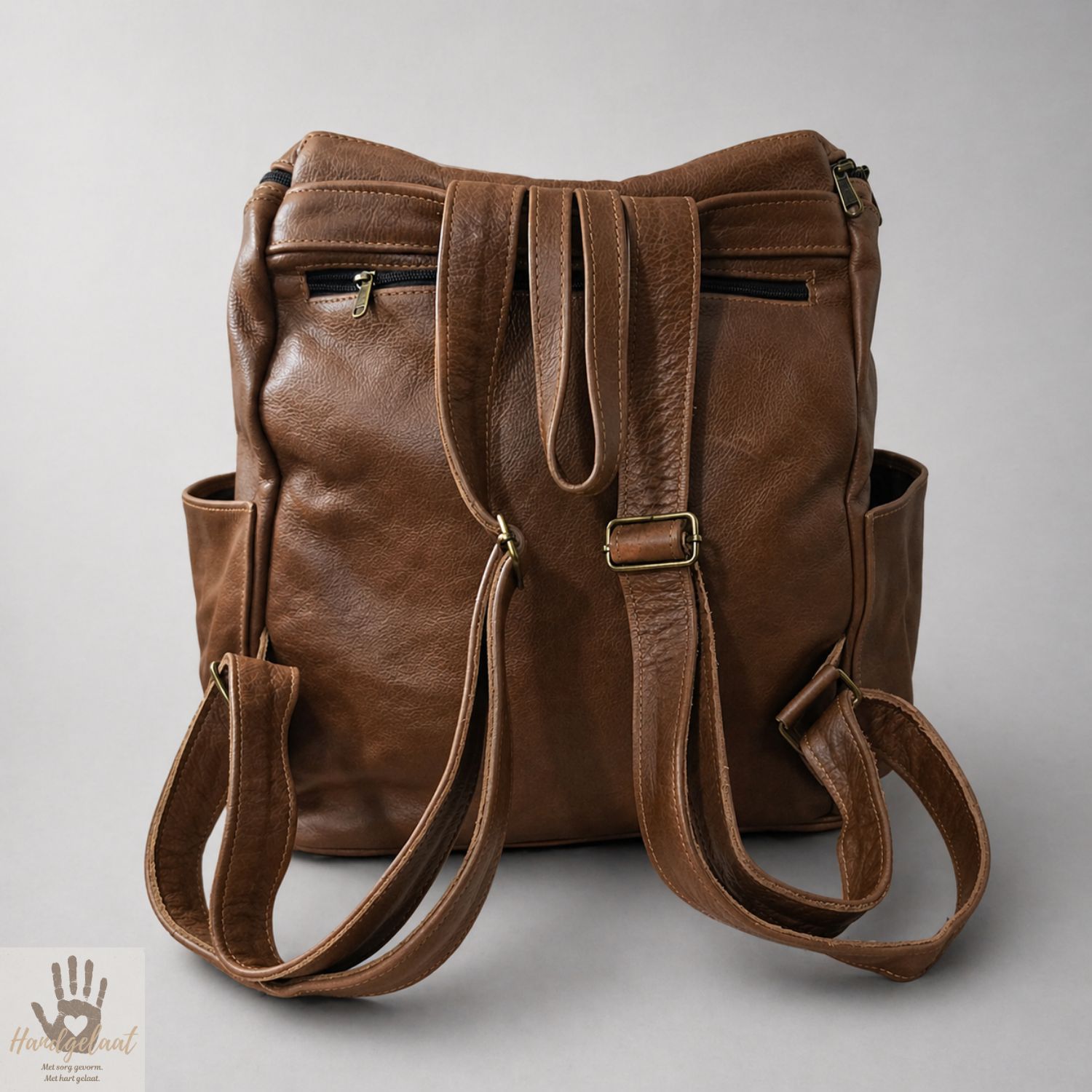 The Cherish | Leather Nappy Bag Backpack