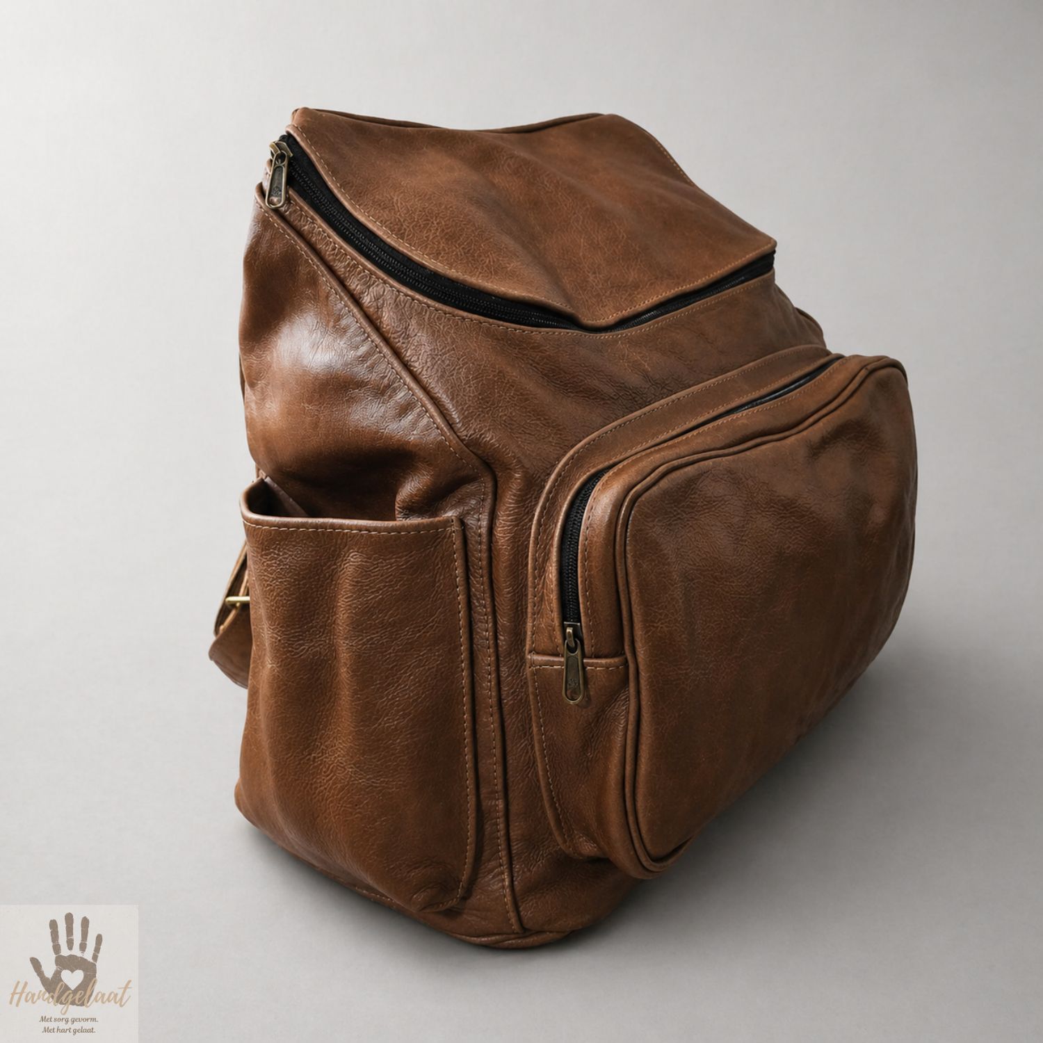 The Cherish | Leather Nappy Bag Backpack