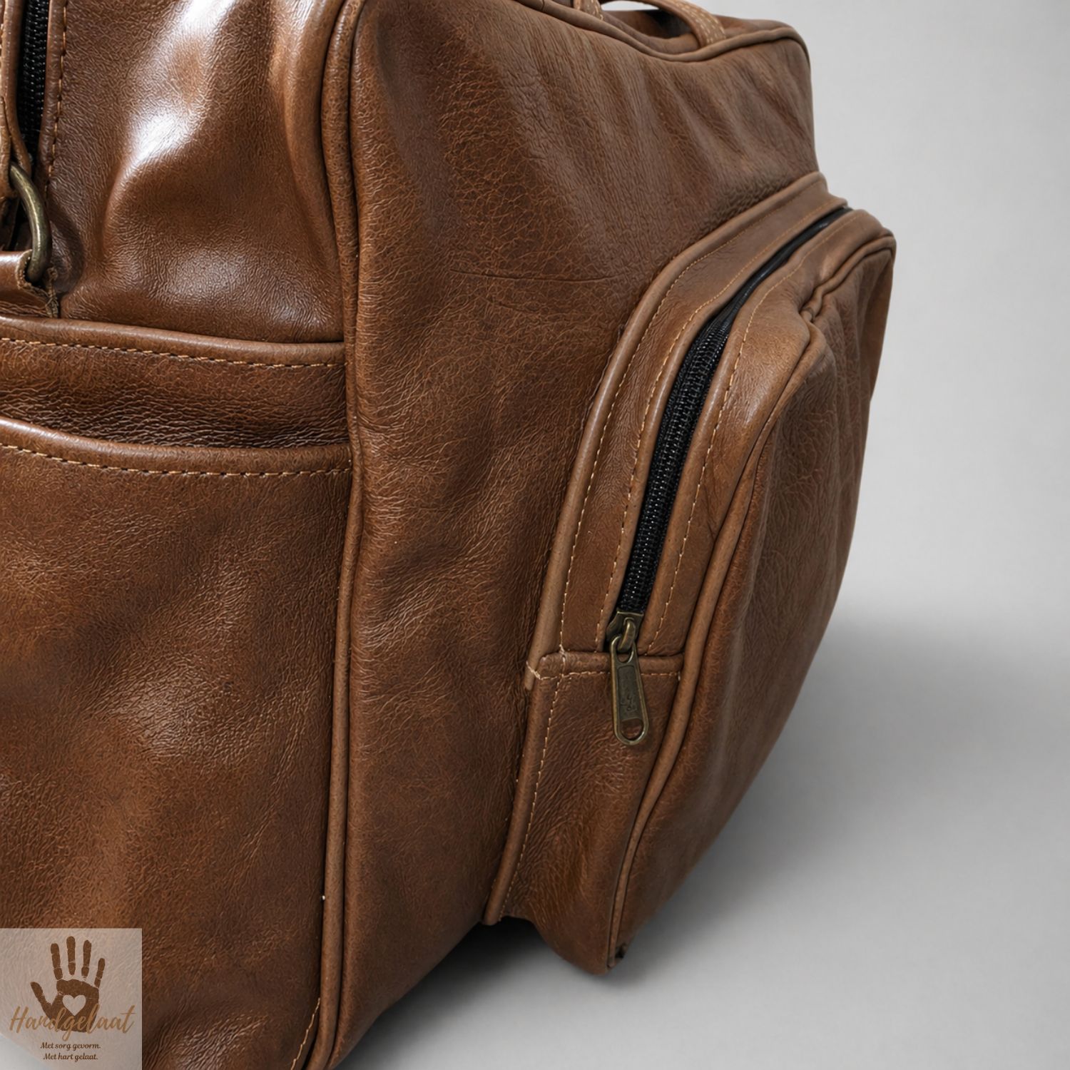 The Grace | Leather Shoulder Nappy Bag