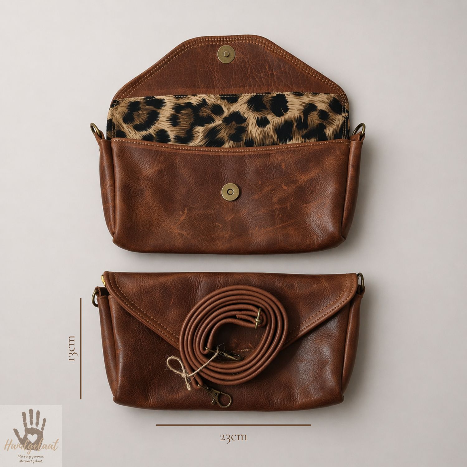The Signature | Full Grain Leather Sling &amp; Clutch